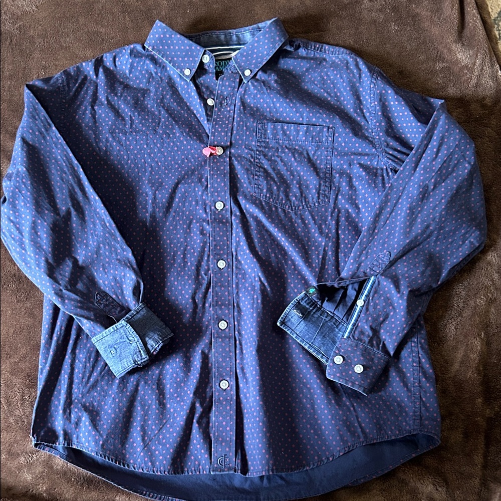 Cody James Button Down Shirt. Men Size Small